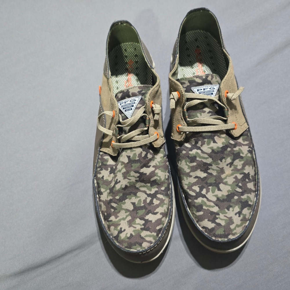 Columbia PFG Bahama Vent Loco II Men Size 15 EWW Camo Boat Shoes BI2658-227